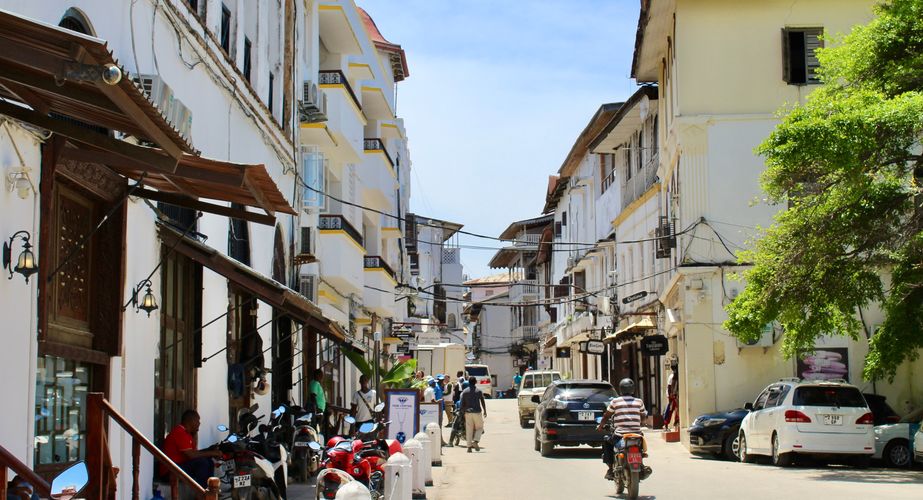 Mooie straten van Stone Town Zanzibar